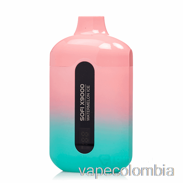 Vape Recargable Sofi X9000 0% Cero Nicotina Inteligente Desechable Sandía Hielo